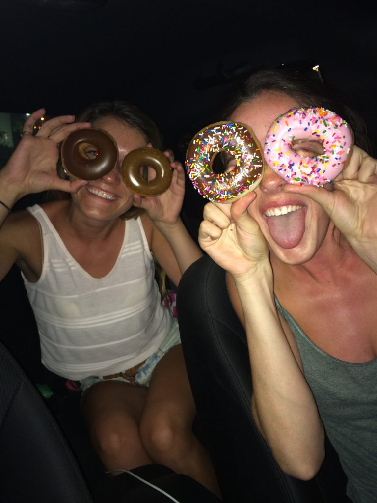 Krispy Kreme stop to get us through the journey to San Fran