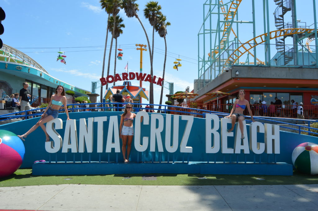 Santa Cruz Beach sign