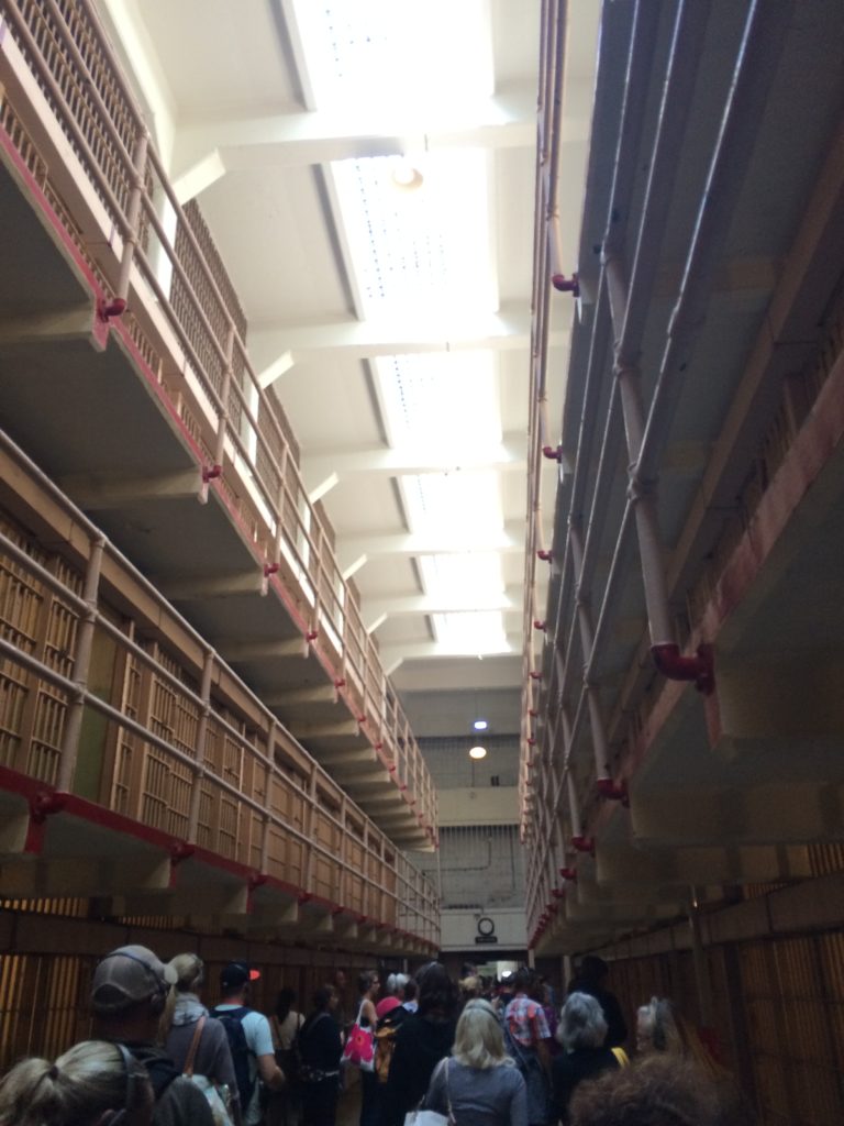 Rows of cells at Alcatraz