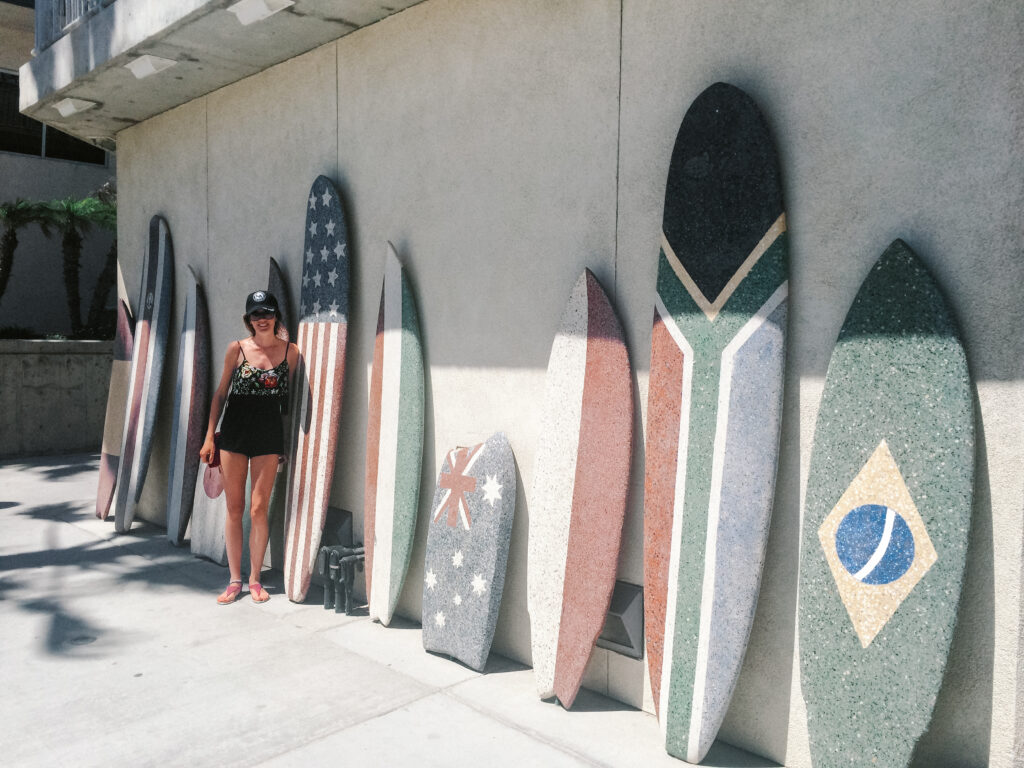 Surfboards at Huntington Beach