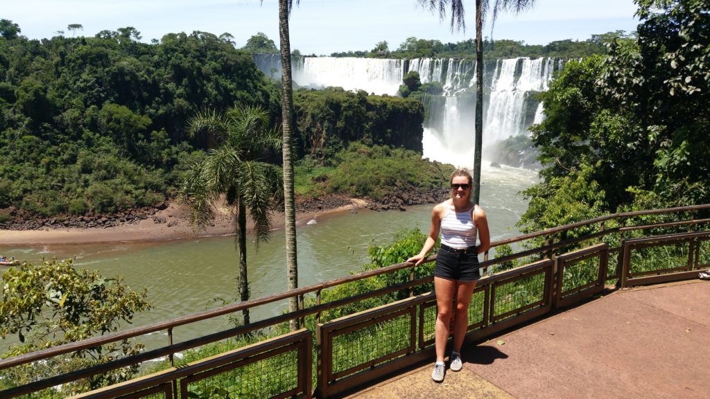 Walking around the Argentinian side of Iguazu Falls