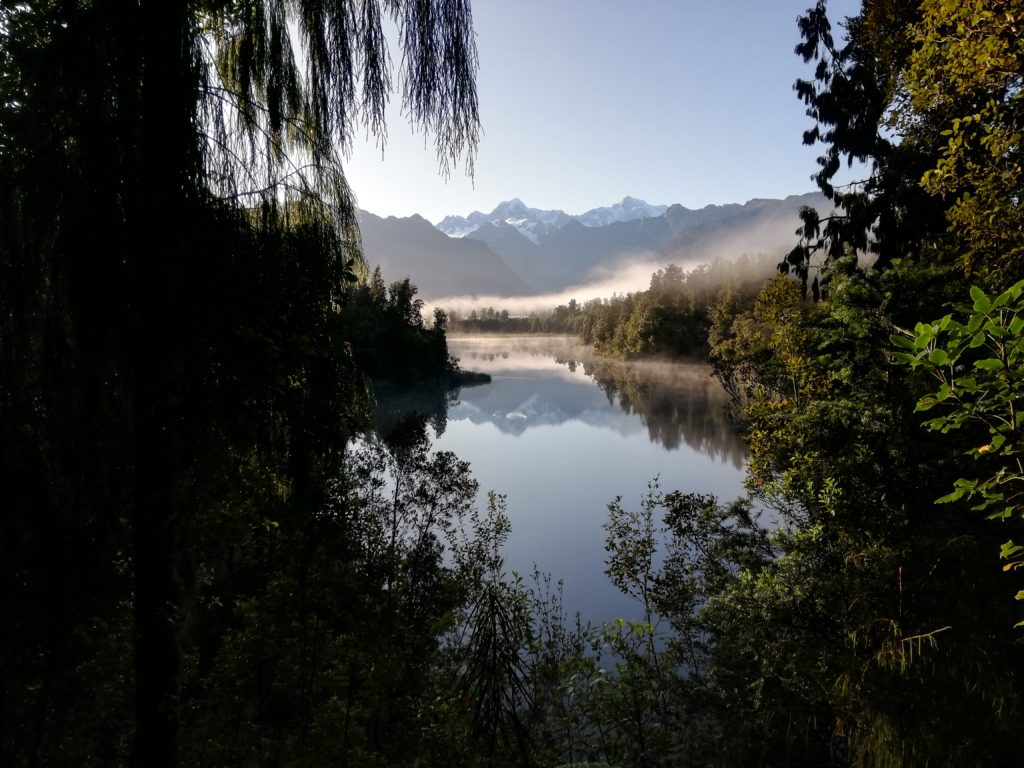 Lake Matheson from the 'View of Views' lookout