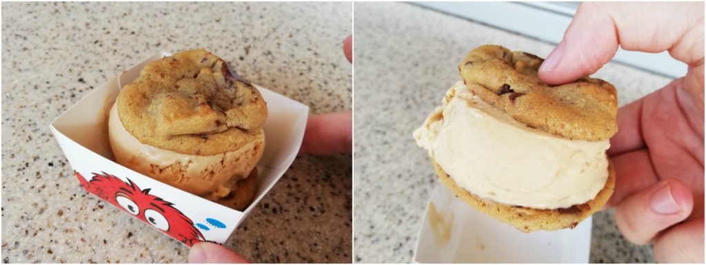 CookieTime ice-cream sandwich
