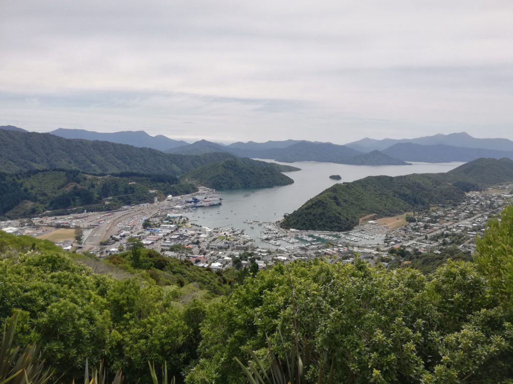 View of Picton from the Tirohanga Track