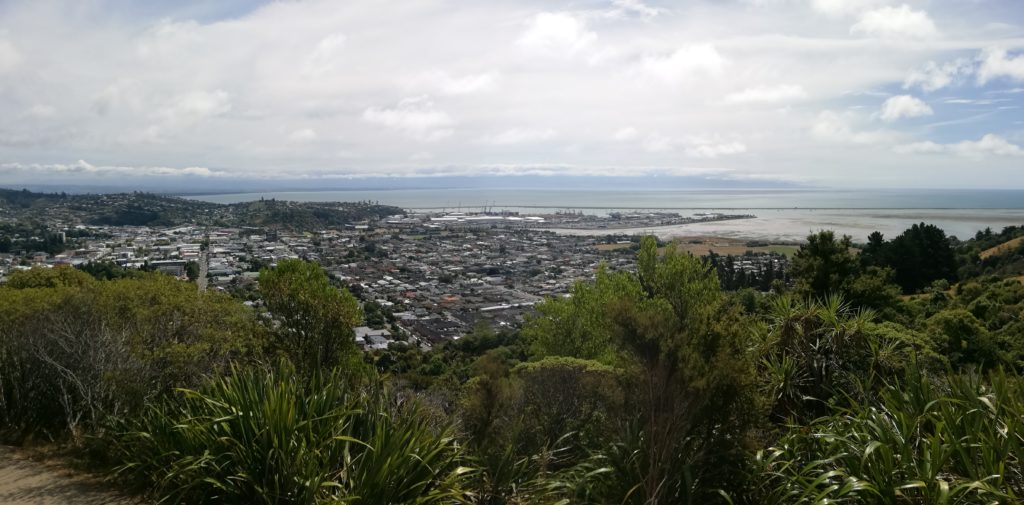 View from the Geographical Centre of New Zealand