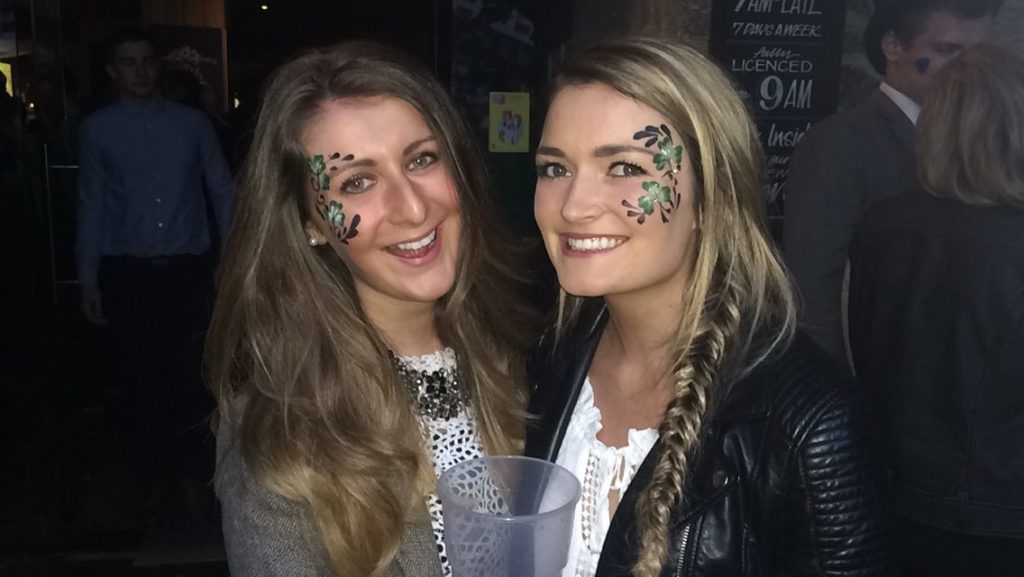 Faces painted for the 6 Nations - The Three Sisters