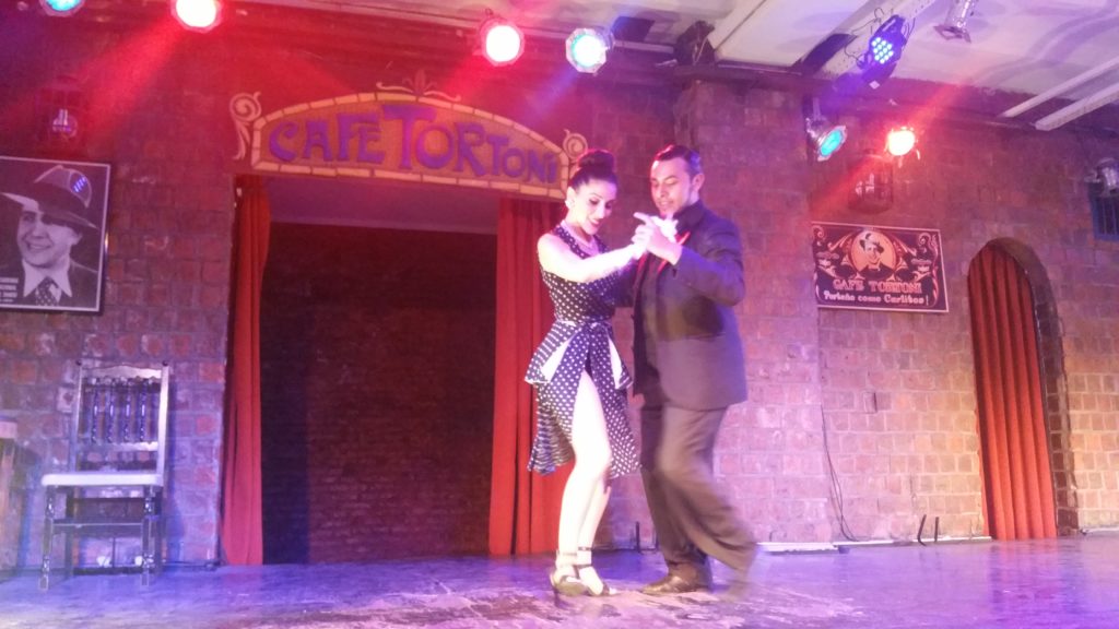 Tango show at Cafe Tortini - Buenos Aires