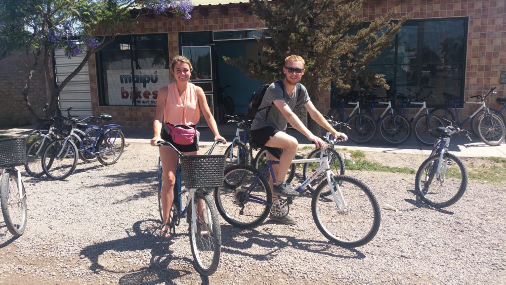 Cycling around the wineries - Mendoza