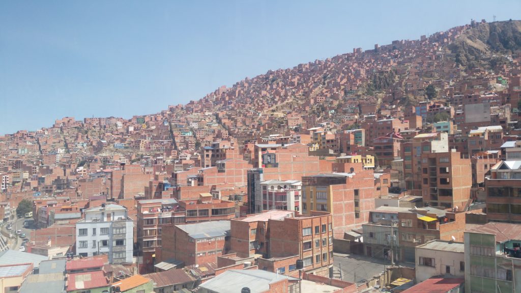View from Mi Teleférico - La Paz
